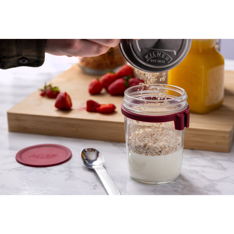 Kilner On The Go Glass Breakfast Jar 0.35L