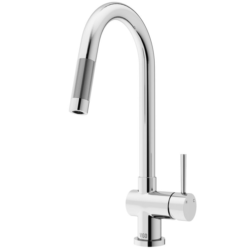 Gramercy 17" H 1-handle Pull-Down Touchless Kitchen Faucet, Chrome