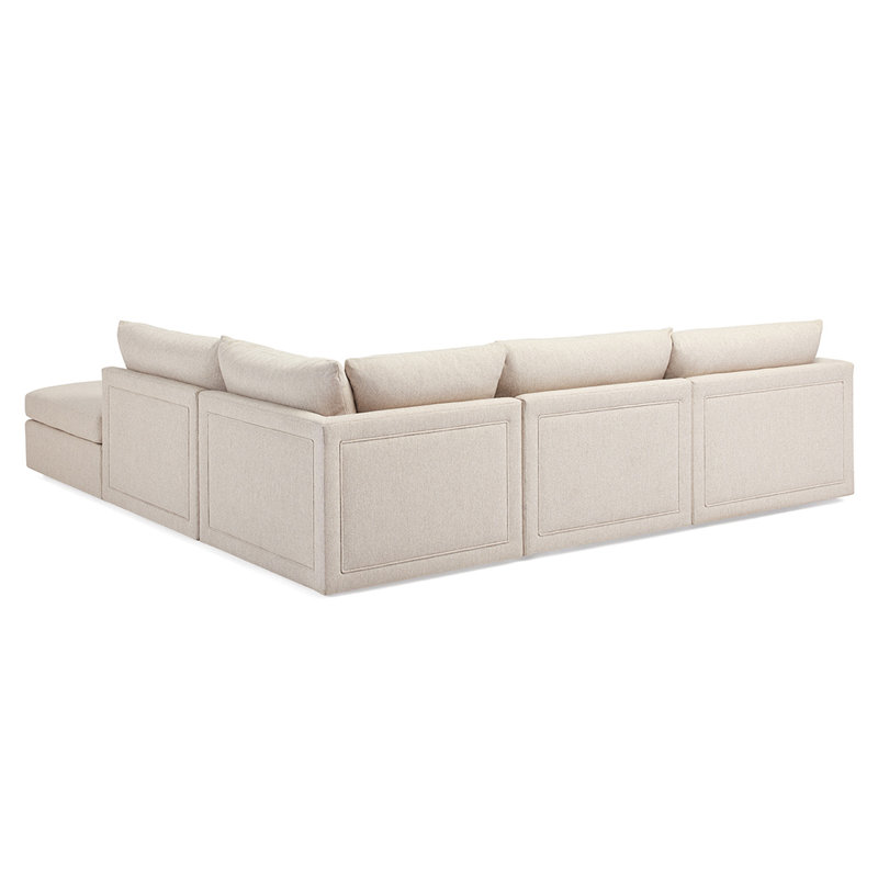 Zoe Sectional, Dream Porcelain
