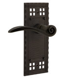 Craftsman Plate Passage (Hall & Closet) with Swan Lever