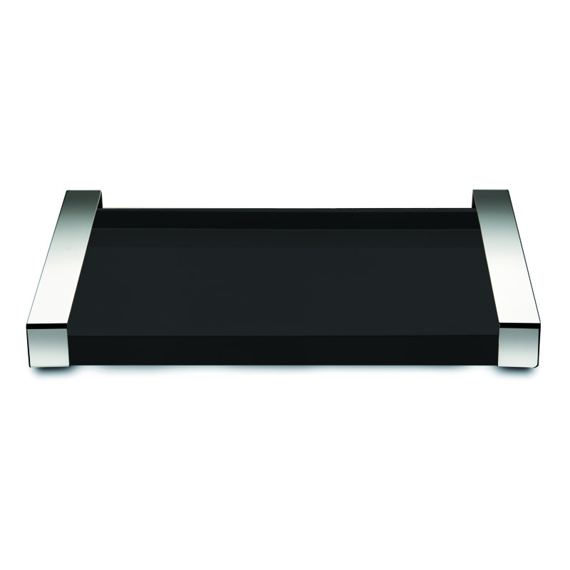 Sushic Wood Decorative Tray, 7.86" H x 11.75" W x 7.86" D