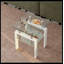 Tables de bout modernes en verre transparent avec rangement à 2 couches, parfaites pour les petits espaces et une utilisation multifonctionnelle-583095155-583094925