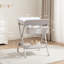 Table à langer portable pliante avec roulettes et surface imperméable-124550811