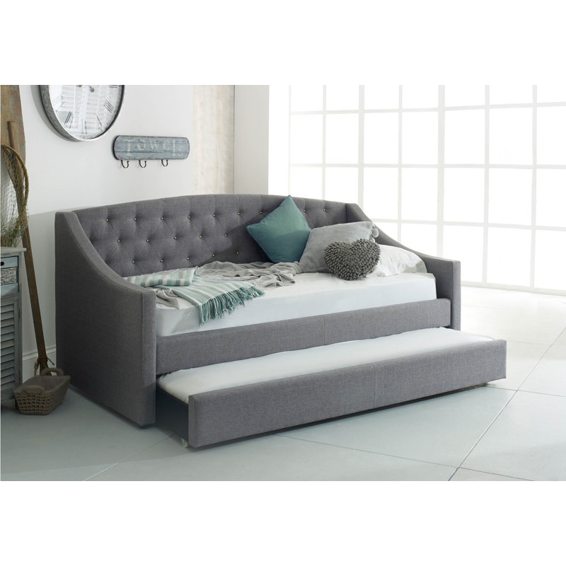 Aurora Upholstered Daybed with Trundle
