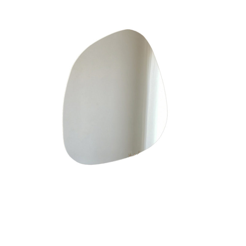 Dorcia Wood Flat Wall Mirror, 85cm H x 67cm W 