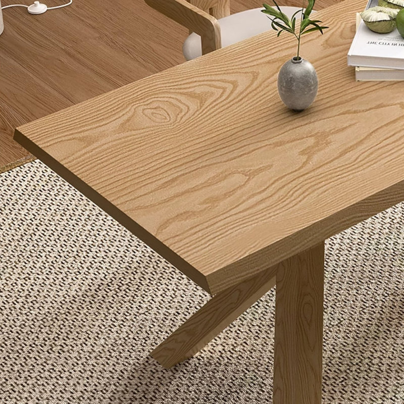 Solid Ash Dining Table, 29.5" H x 94.5" W x 35.4" D, 5
