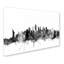« new york city horizon », impression sur toile tendue-22539246