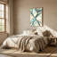 Toile sarcelle et rouille-130550922