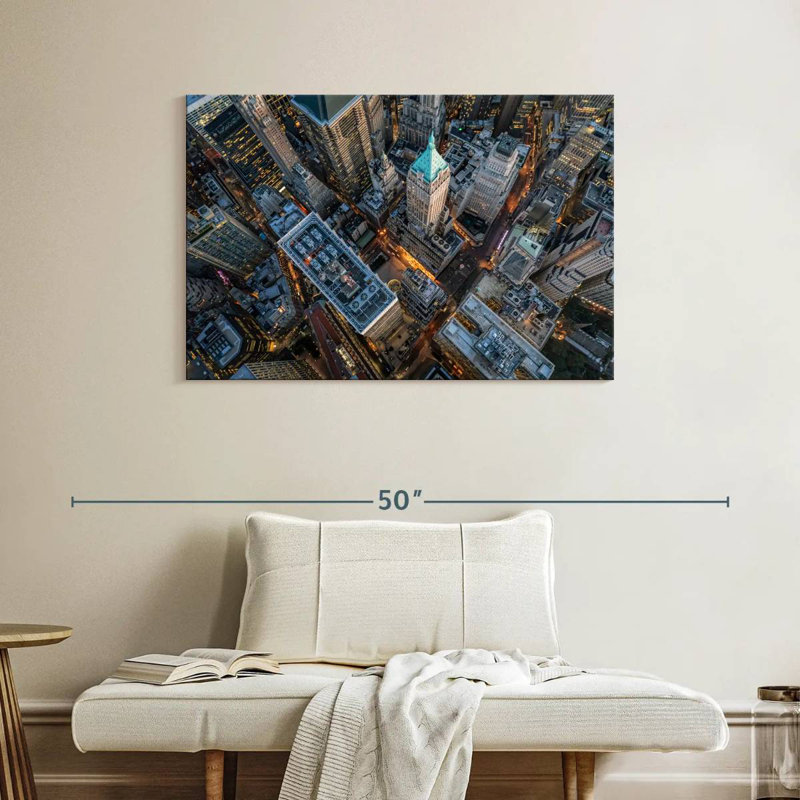 Nicci New York City d'en haut, H 26 po x l 39 po