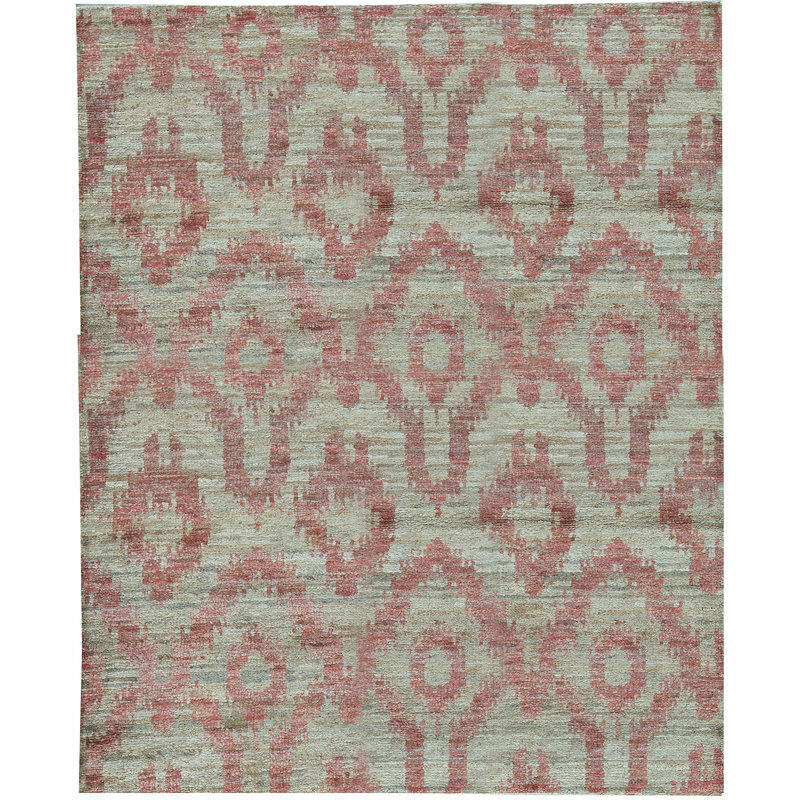 Hand-Knotted High-Quality Red Area Rug