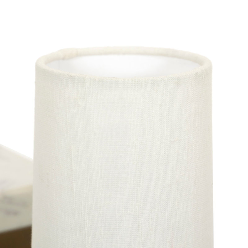 Calla Bookshelf Lamp, White Marble