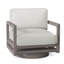 Tanah Teak Swivel Patio Chair with Cushions-57337746