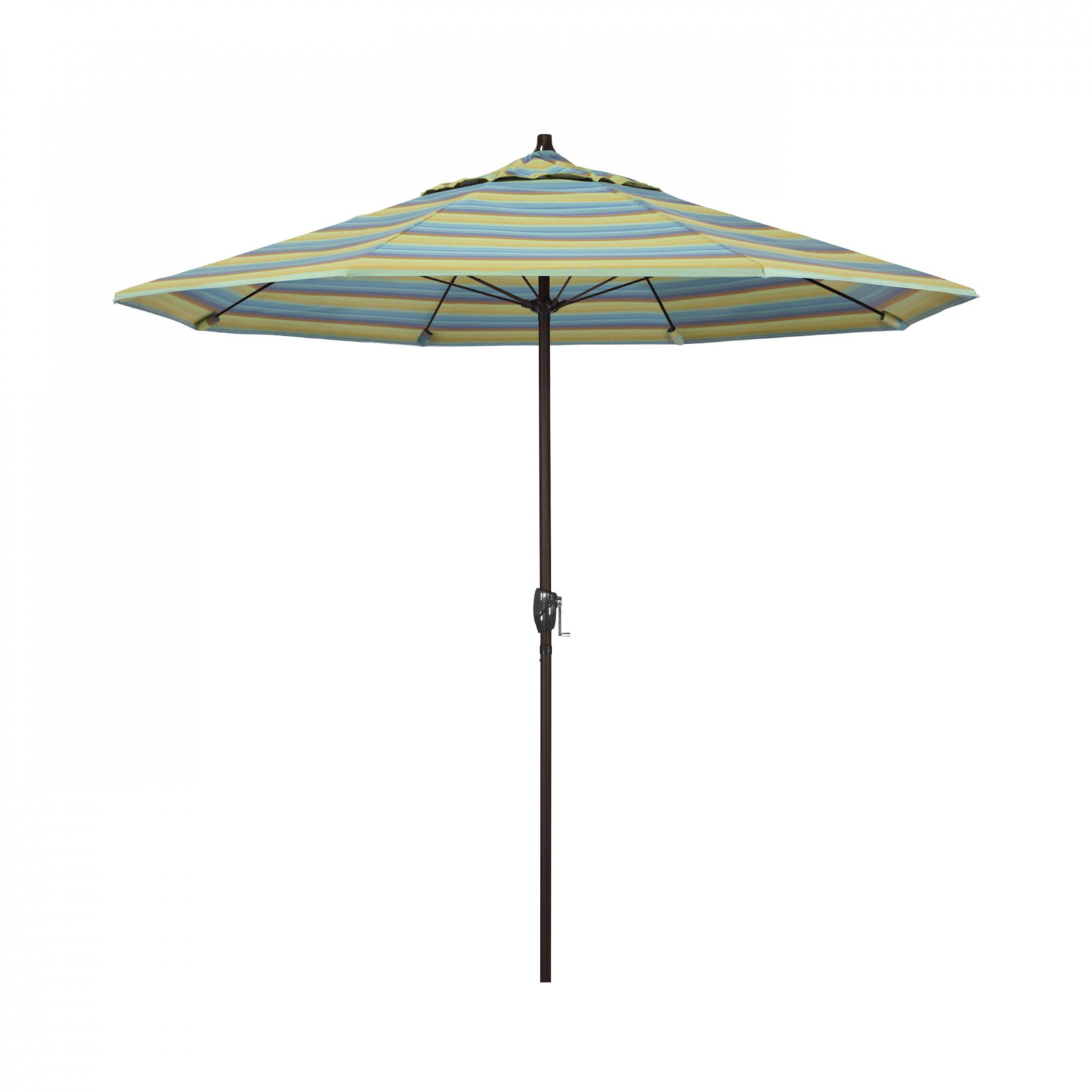 Gino 7.2' Sunbrella® Umbrella, Astoria Lagoon Sunbrella®, 94"H x 86.3"W x 86.3"D