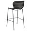 De 2 tabourets de bar en faux métal brun, 21,63 pouces de largeur, fonctionnels pour les tabourets de salle à manger - 2, profondeur 24, structure