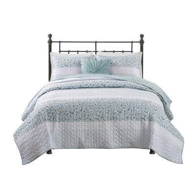Comfortable King/cal King Bedding Sets, Polyester Seersucker, Style For Home