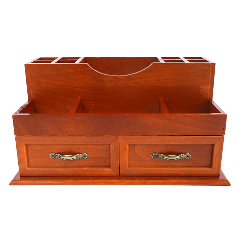 Armoire de bureau avec 12 compartiments et 2 tiroirs