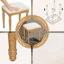 Meuble-lavabo de 44,37 po avec 13 ampoules Hollywood et 3 modes d'éclairage, une coiffeuse avec miroir à trois volets, une grande coiffeuse avec 5 tiroirs, des tablettes et une station de charge pour la chambre à coucher-1979088746