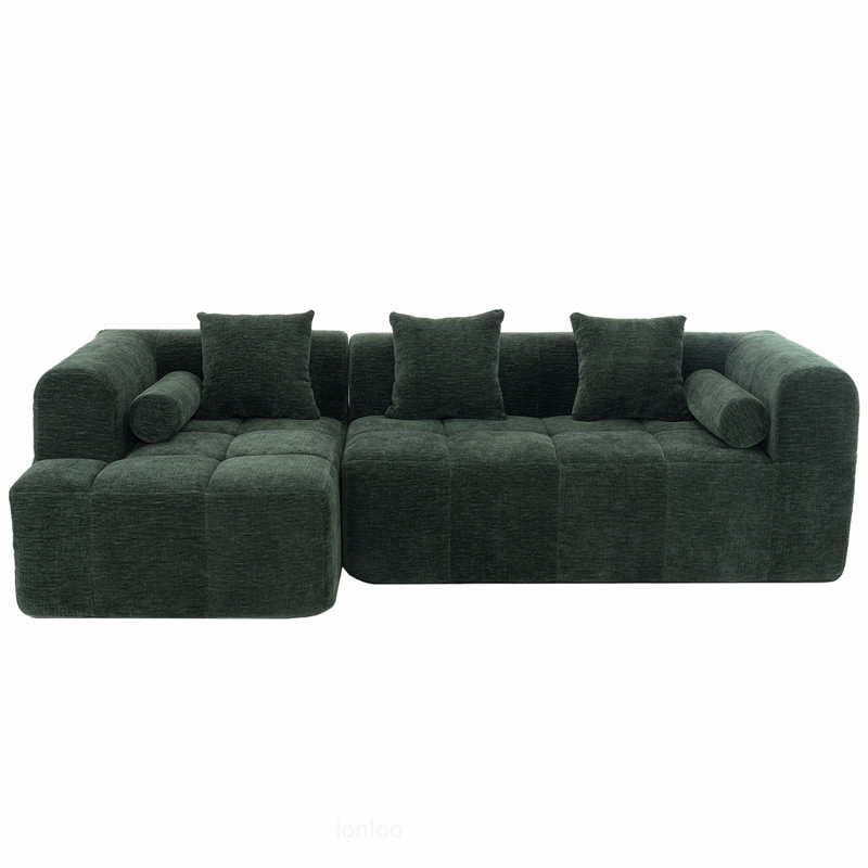 Canapé modulaire 101,2 po, Vert