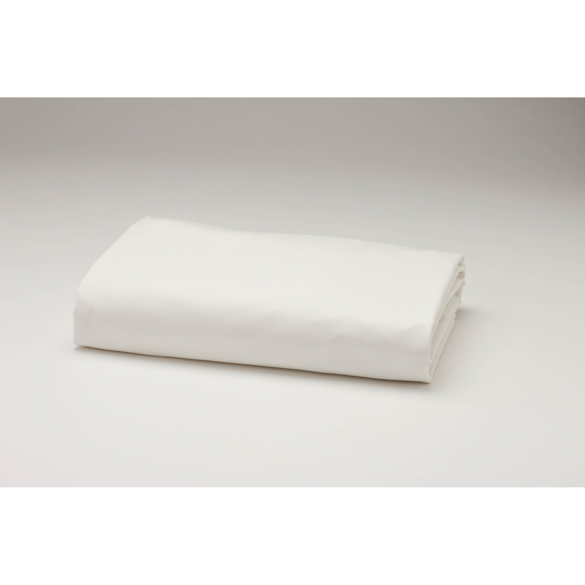 100% Cotton Percale Fitted Sheet, Alpine White, Twin Fitted Sheet