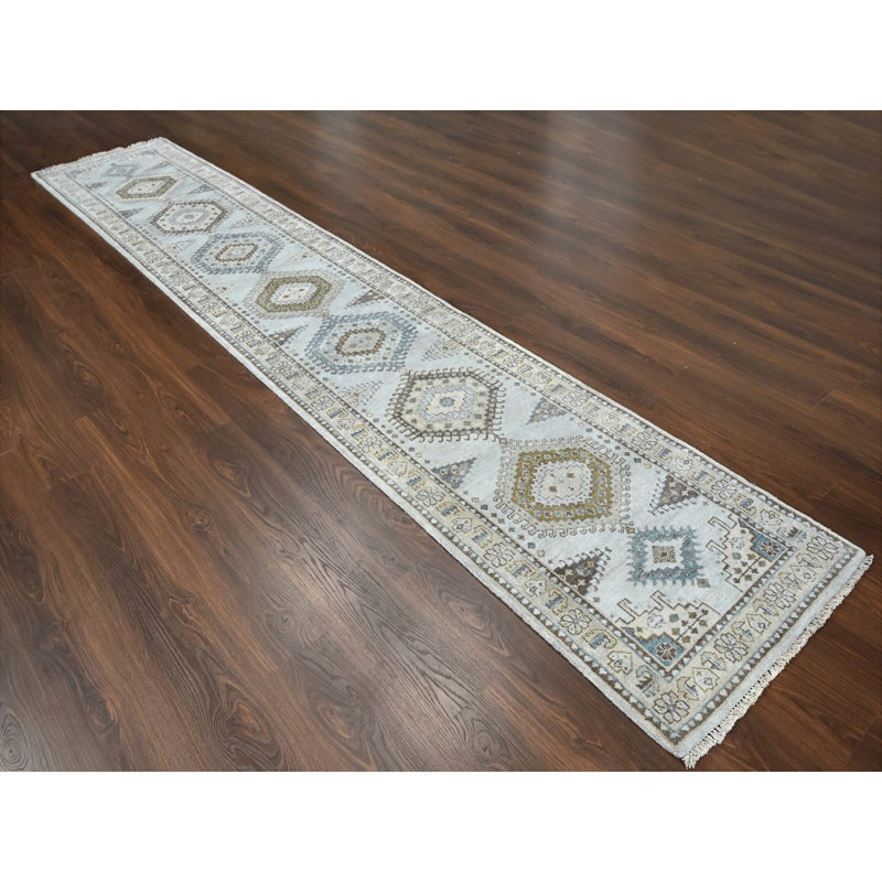 Zimmie One-of-a-Kind 2'8" X 14'1" New Age Runner Wool Area Rug