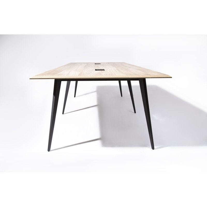 Table de conférence rectangulaire Bexley, Orme pâle, H 29,53 po x L 118,11 po x l 47,24 po