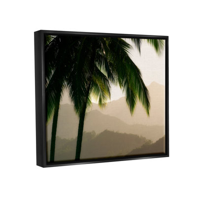 «Palm Trees at Sunrise Mountain Range» par Dennis Frates - photographie sur toile