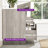 Chimira Farmhouse Single Bathroom Vanity with Acrylic Top-563594298-559235708