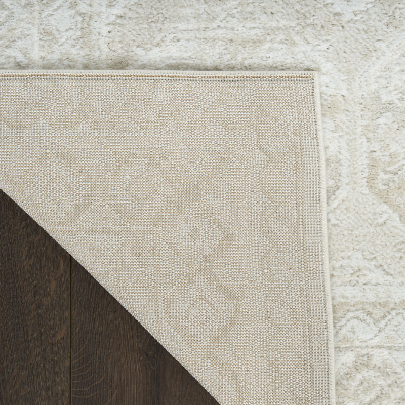 Tapis ivoire beige rétro 2 pi x 4 pi Lafever, Tapis de couloir 2 pi x 4 pi