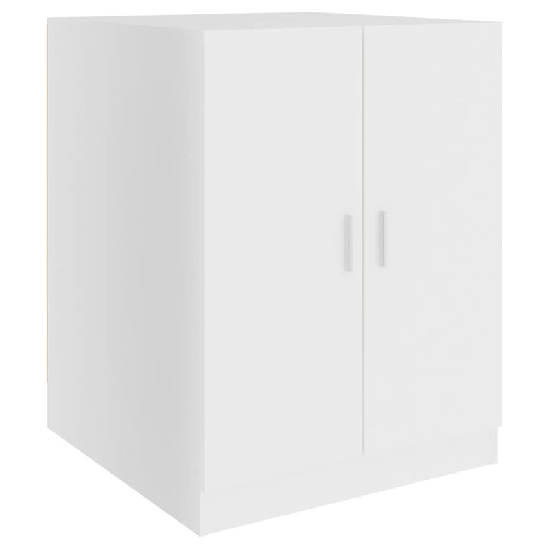 Wood Laundry Room Organiser, White