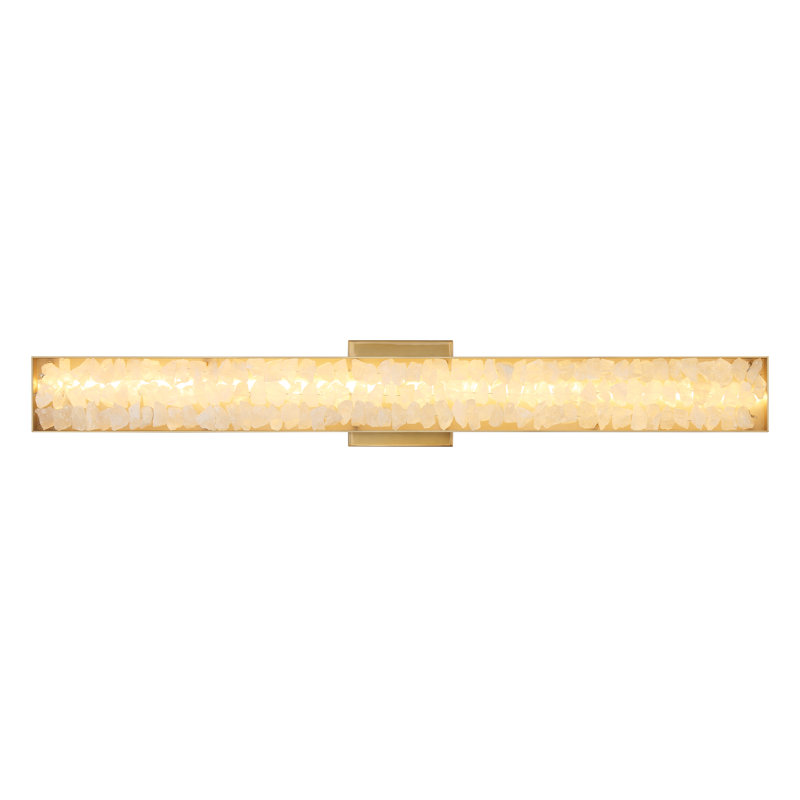 Everly Quinn Lennards - LED Wall Sconce In Celeste Brass