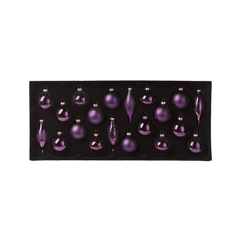58cm Polystyrene Bauble, Purple