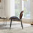 Modern Design Wood Chair, Black Pu Leather, Comfortable Seat Cushion, Fits Any Decor Theme, Living Room Bedroom Office Sw1871bk Leather Chair With Wide Seat, Curved For Comfort,-2121735250