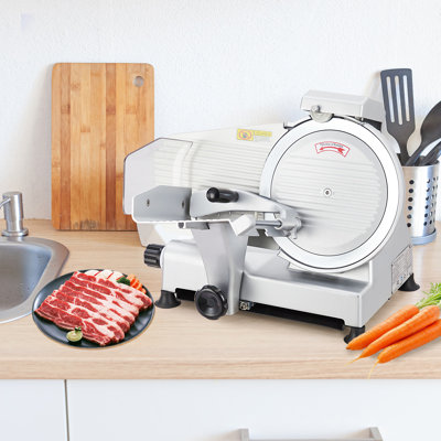 Trancheuse de viande électrique commerciale et domestique - Trancheuse de charcuterie entièrement ou semi-automatique