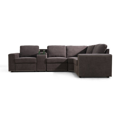 Morgynn 5-Pieces Variable Module Sectional Sofa Set by Latitude Run
