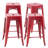 Cricklade Upholstered Counter Stool with Metal Frame-478246513