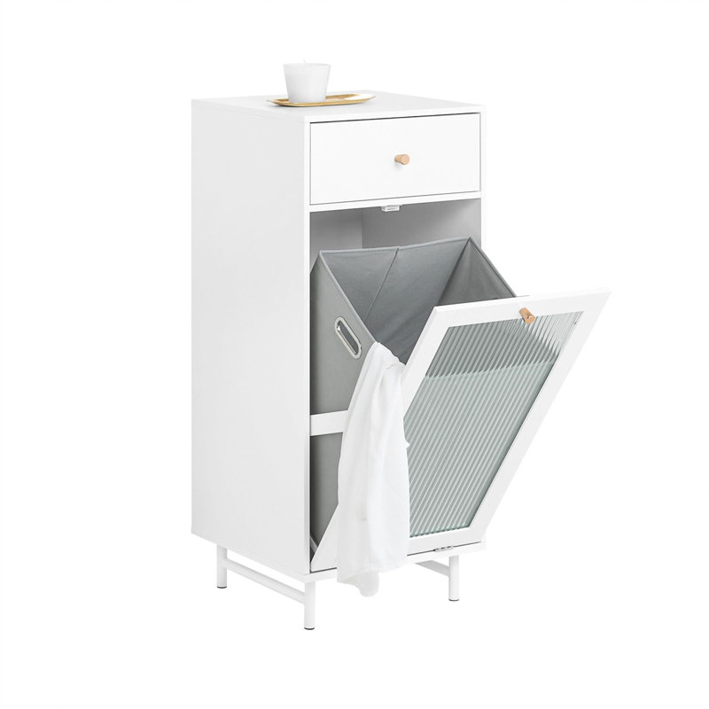 Wood Cabinet Laundry Hamper