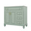Meuble-lavabo de 36 pouces avec lavabo, armoire de salle de bain avec tiroir rabattable, 3 tiroirs et 2 portes