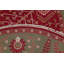 Tapis intérieur en laine ronde noué la 7 pi 8 po à la main one-of-kind Leyland