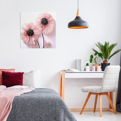 Properly Pink Poppies Canvas, design by Sasha