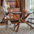 Black Round Sintered Stone Dining table