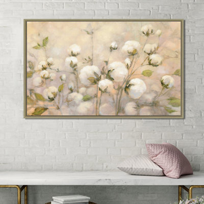 «Cotton Field», reproduction de peinture acrylique sur toile
