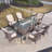 Colville 6 - Person Wicker Patio Dining Set with Rectangular Table , Cushions Included