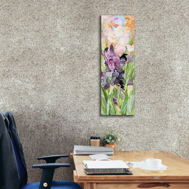 Sur toile, H 36 po x l 12 po x P 1,5 po