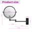 Miroir de maquillage mural 8 po avec miroir de maquillage grossissant 1X / 10X-268925954