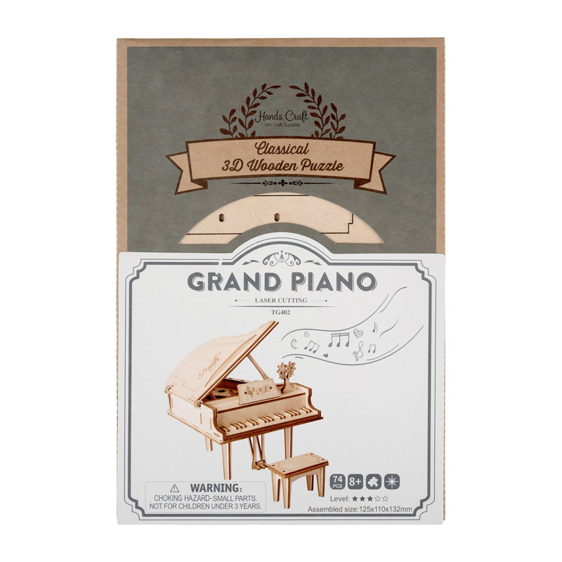 DIY 3D Puzzle - Piano - 74pcs