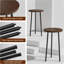 Petite table ronde pour plante d'intérieur en bois 20 pouces Mid Century Modern Decor-108813945