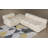 Velvet L-Shaped Sectional Reversible