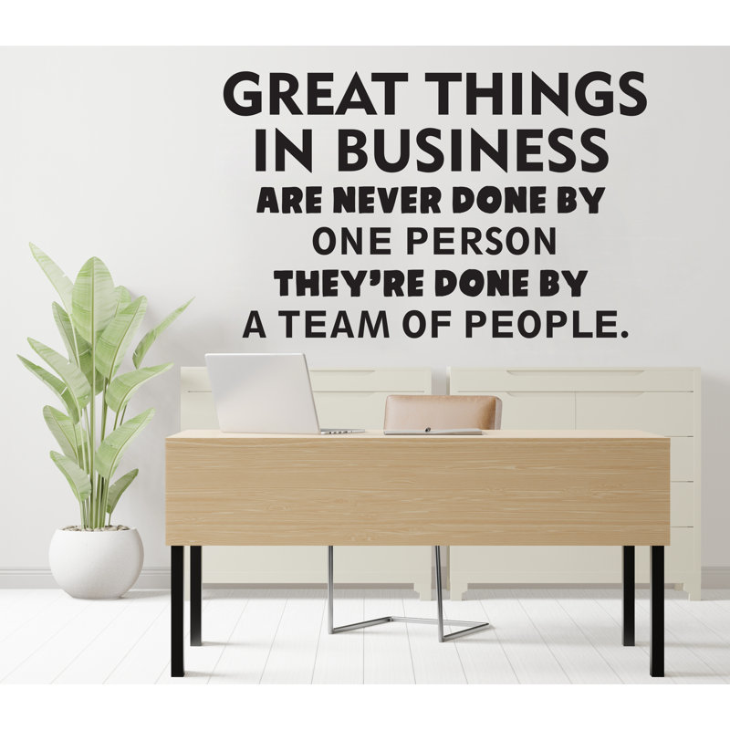 Quotes Wall Decal Wall Art Decal, Office Wall Decal, Office Wall Decor, Business Software Wall Sticker, Computer It Decor Office 553RS