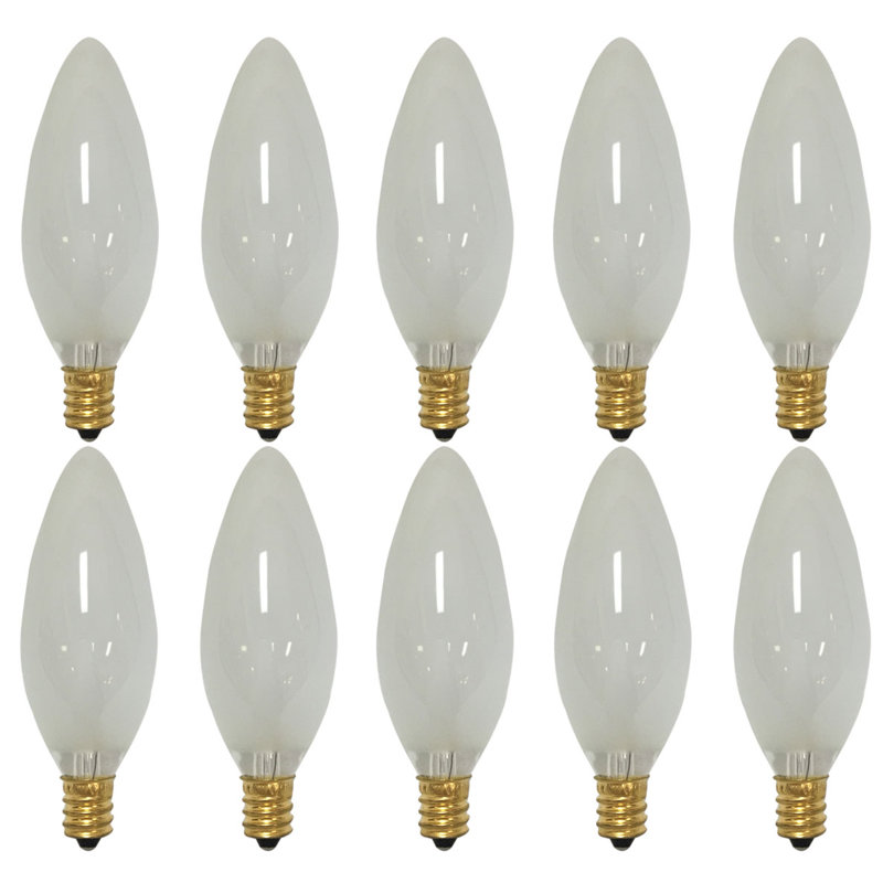Ampoule à incandescence non-dimm incandescente 40 watts candélabre base e12/
