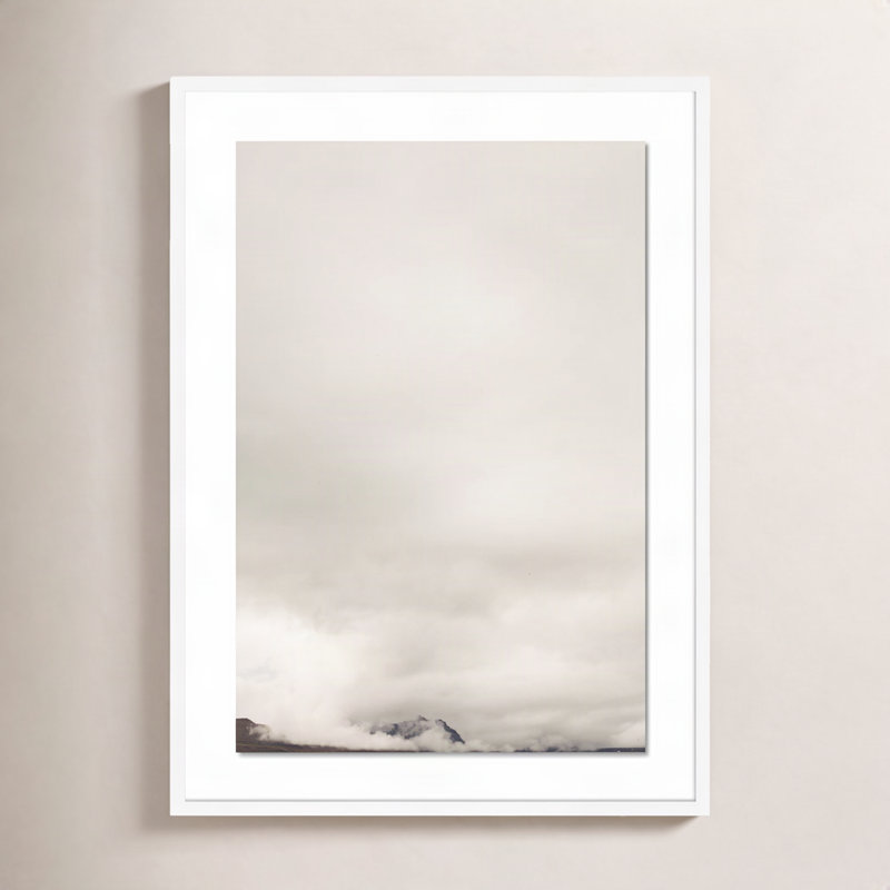 Clouds 11 Print by Riley Ryan, White, 40" H x 29" W x 2.5" D